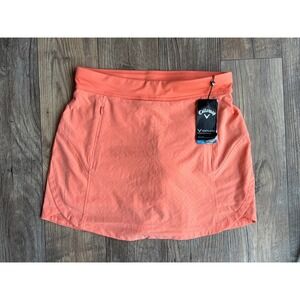 Callaway Women's Fusion Coral Golf Skirt Shorts Size S New With Tags